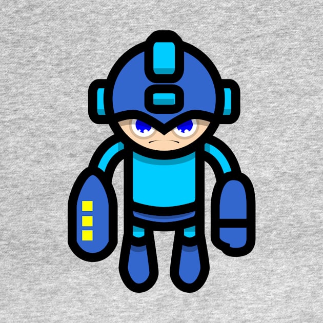 Mini-Mega-Man by famousafterdeath